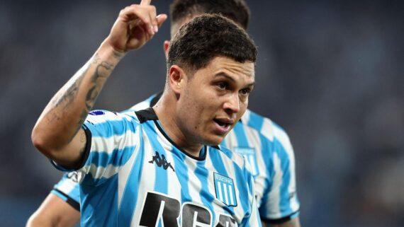 Juan Quintero, meio-campista do Racing (foto: ALEJANDRO PAGNI/AFP)