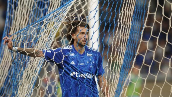 Lautaro Díaz, atacante do Cruzeiro (foto: Alexandre Guzanshe/EM/D.A. Press)