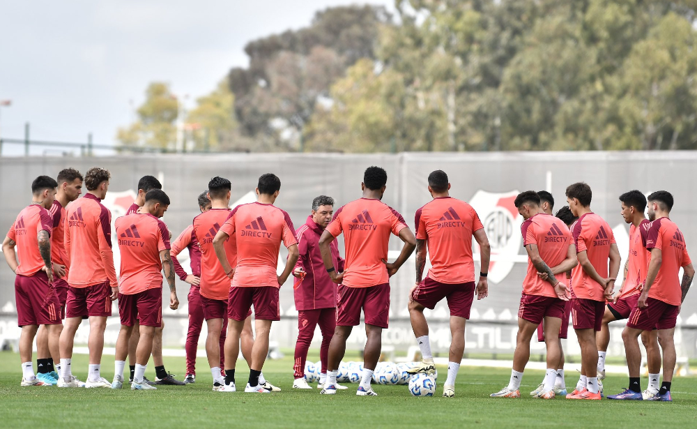 Importantes jogadores do River Plate se recuperaram de lesão e estão à disposição do técnico Marcelo Gallardo - (foto: Divulgação/River Plate)