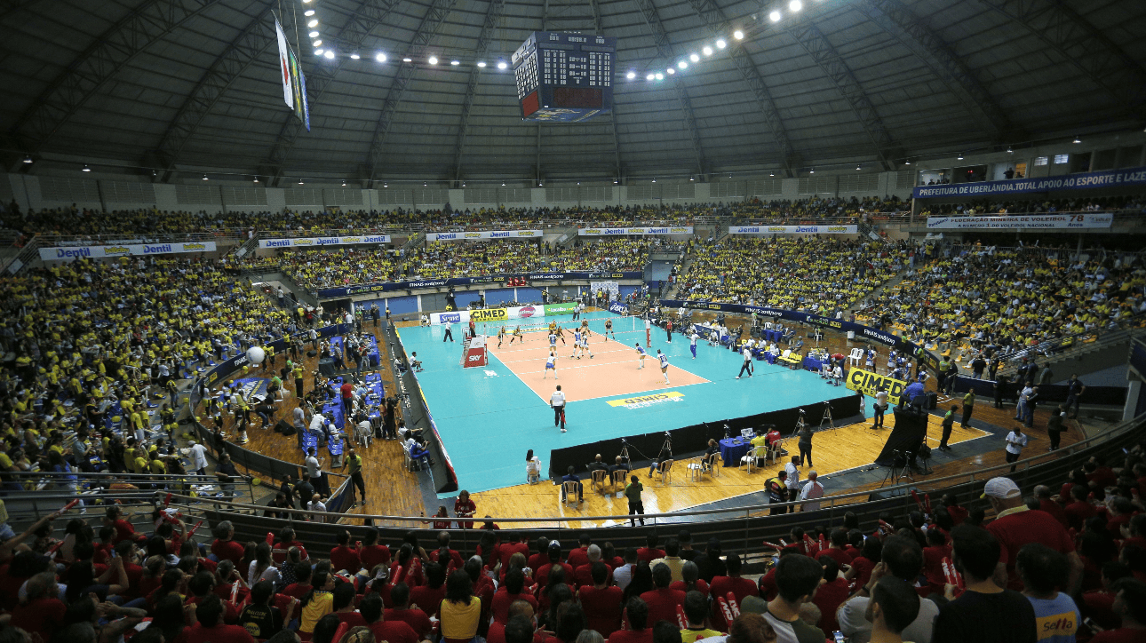 Sabiazinho em 26 de abril de 2019 durante segundo jogo da final da Superliga Feminina, entre Praia e Minas (foto: Orlando Bento/MTC)