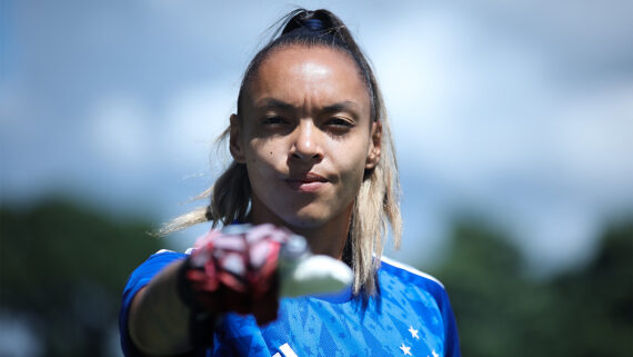 Taty Amaro, goleira do Cruzeiro (foto: Gustavo Martins / Cruzeiro)