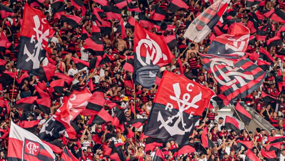 Torcida do Flamengo segue na liderança do ranking (foto: Paula Reis / Flamengo)