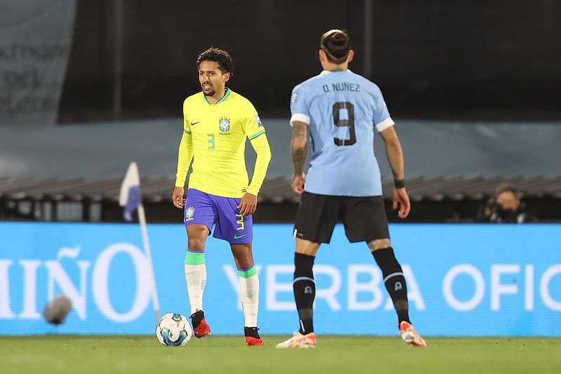 No primeiro turno, Uruguai bateu Brasil por 2 a 0 (foto: Vitor Silva/CBF)