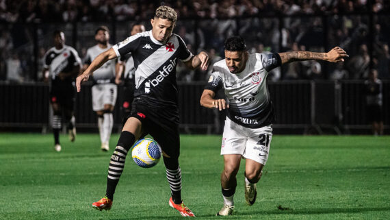 No primeiro turno, Vasco venceu Corinthians por 2 a 0 (foto: Leandro Amorim/Vasco)