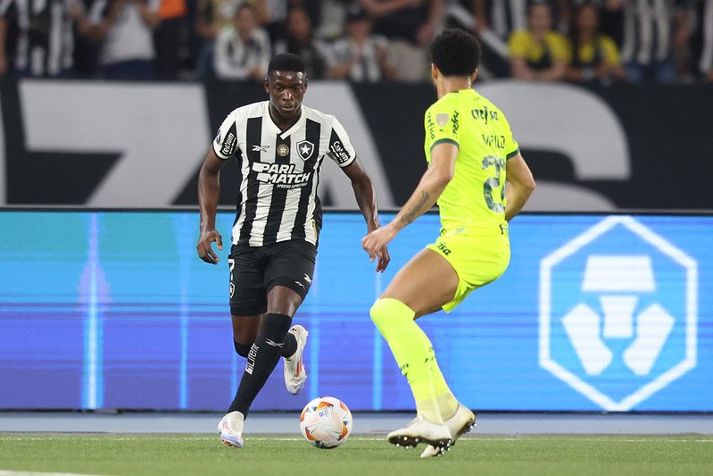 No primeiro turno, Botafogo venceu Palmeiras por 1 a 0 (foto: Vitor Silva/Botafogo)