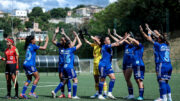 Cruzeiro vem de goleada, por 6 a 0, sobre o Nacional VRB, pela semifinal do Mineiro Feminino (foto: Gustavo Martins/ Cruzeiro)