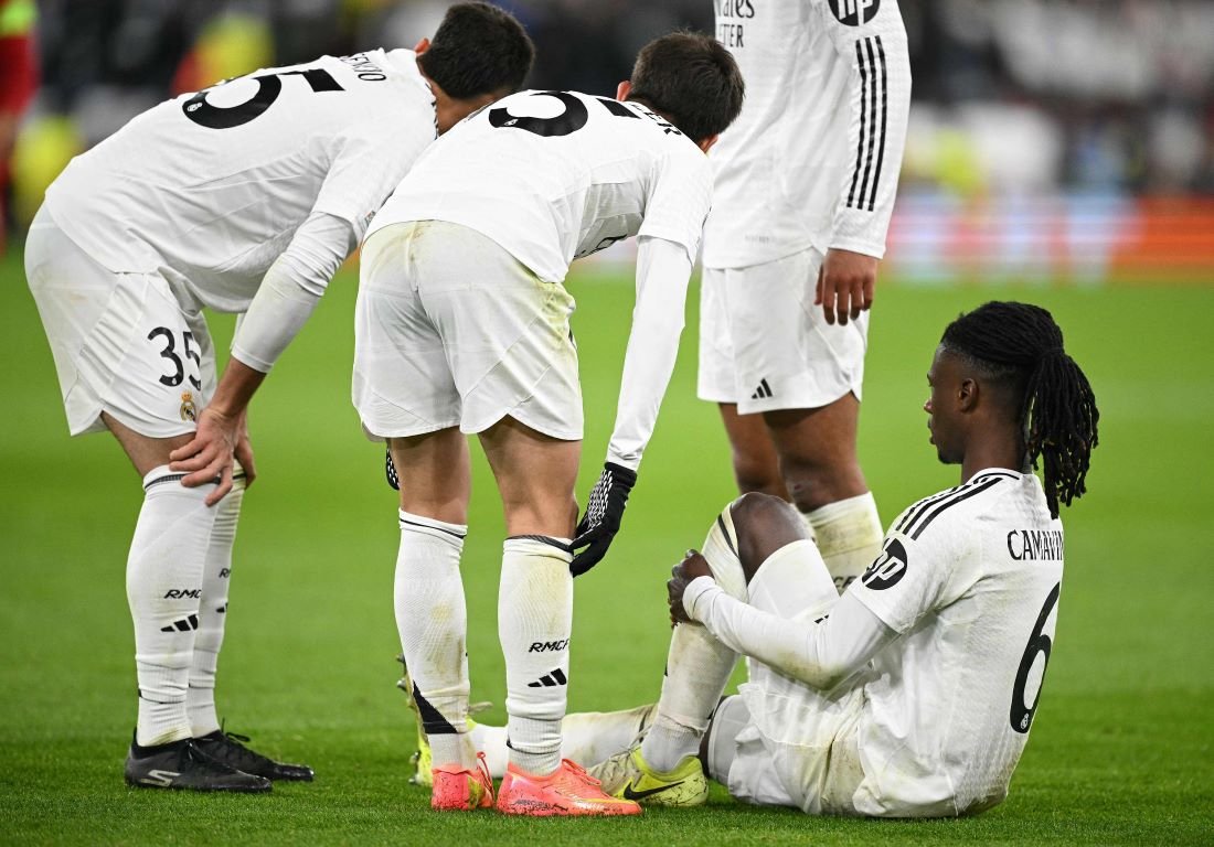 Camavinga se junta a lista de lesionados do Real Madrid (foto: Oli SCARFF / AFP)