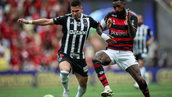 Flamengo x Atlético (foto: Pedro Souza/Atlético)