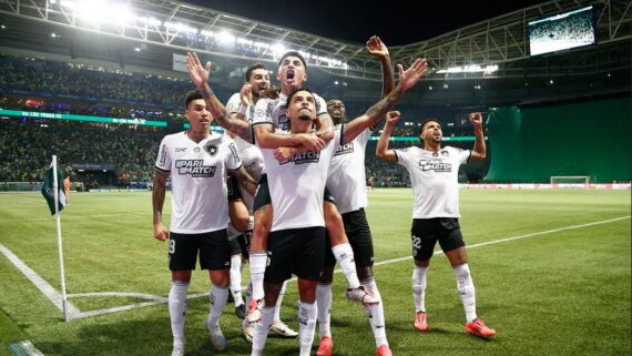 Jogadores do Botafogo (foto: Vitor Silva/Botafogo)