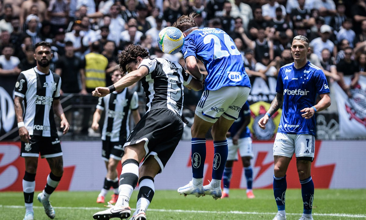 Corinthians x Cruzeiro na Neo Química Arena (foto: Gustavo Aleixo/Cruzeiro)