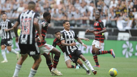 Atlético perde para o Flamengo pela Copa do Brasil (foto: Leandro Couri/EM/D.A Press)