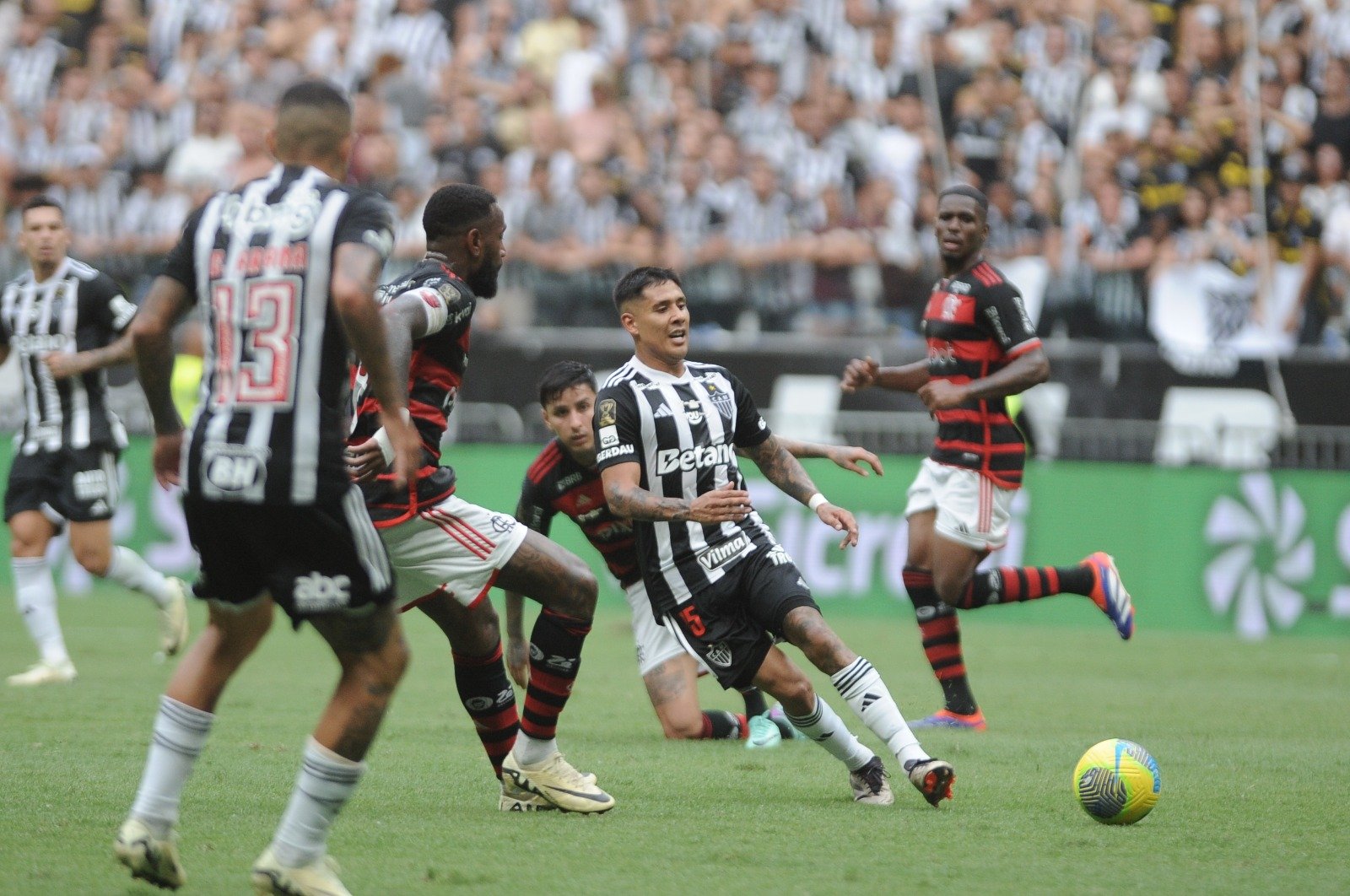 Atlético perde para o Flamengo pela Copa do Brasil (foto: Leandro Couri/EM/D.A Press)