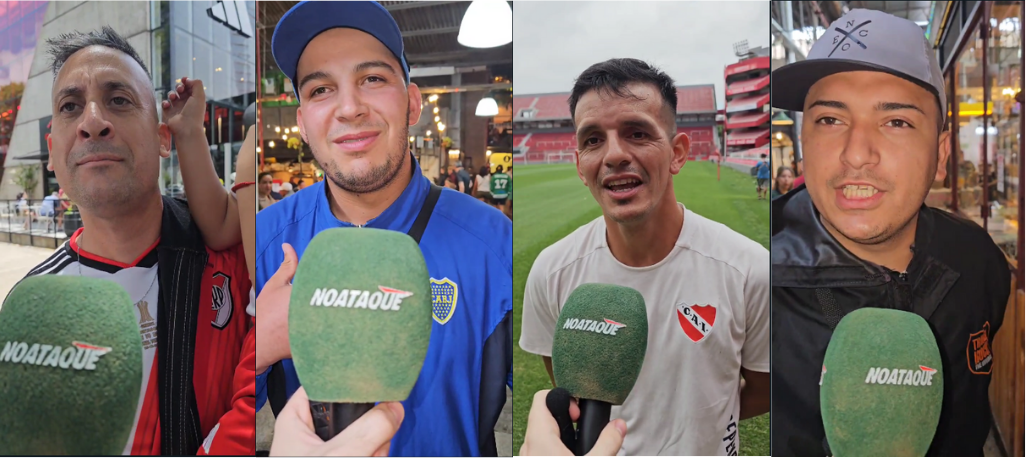 Torcedores argentinos revelaram preferência para final da Libertadores (foto: Samuel Resende/EM/D.A. Press)
