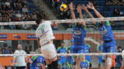 Cruzeiro e São José pela Superliga Masculina de Vôlei (foto: Léo Lenzi/Agência NTZ)