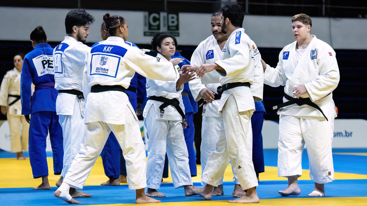 Seleção mineira mista representou Belo Horizonte no Grande Prêmio Nacional de Judô - (foto: Hedgard Moraes/MTC)