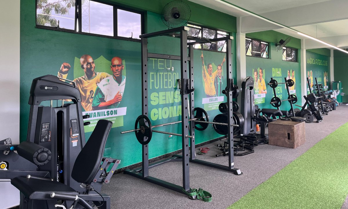 Academia da base do América (foto: Izabela Baeta/No Ataque)