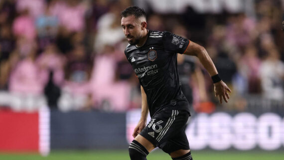 Hector Herrera em jogo pelo Houston Dynamo (foto: Megan Briggs / GETTY IMAGES NORTH AMERICA / AFP)