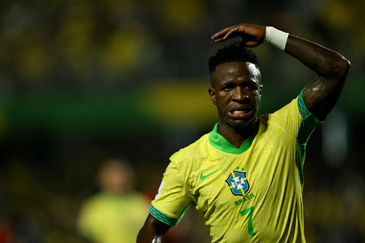 Vini Jr. em jogo do Brasil - (foto: AFP)