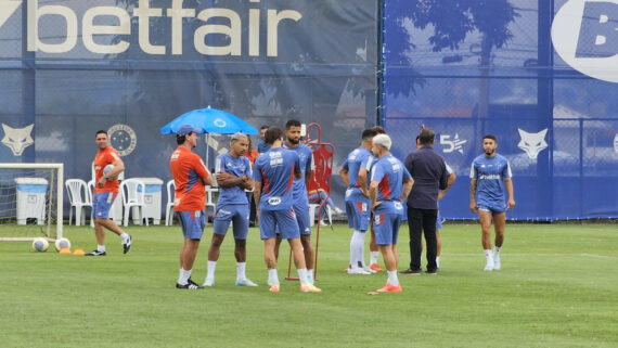 Treino do Cruzeiro (foto: João Victor Pena/No Ataque)