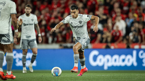 Fausto Vera durante Athletico-PR x Atlético (foto: Pedro Souza / Atlético)