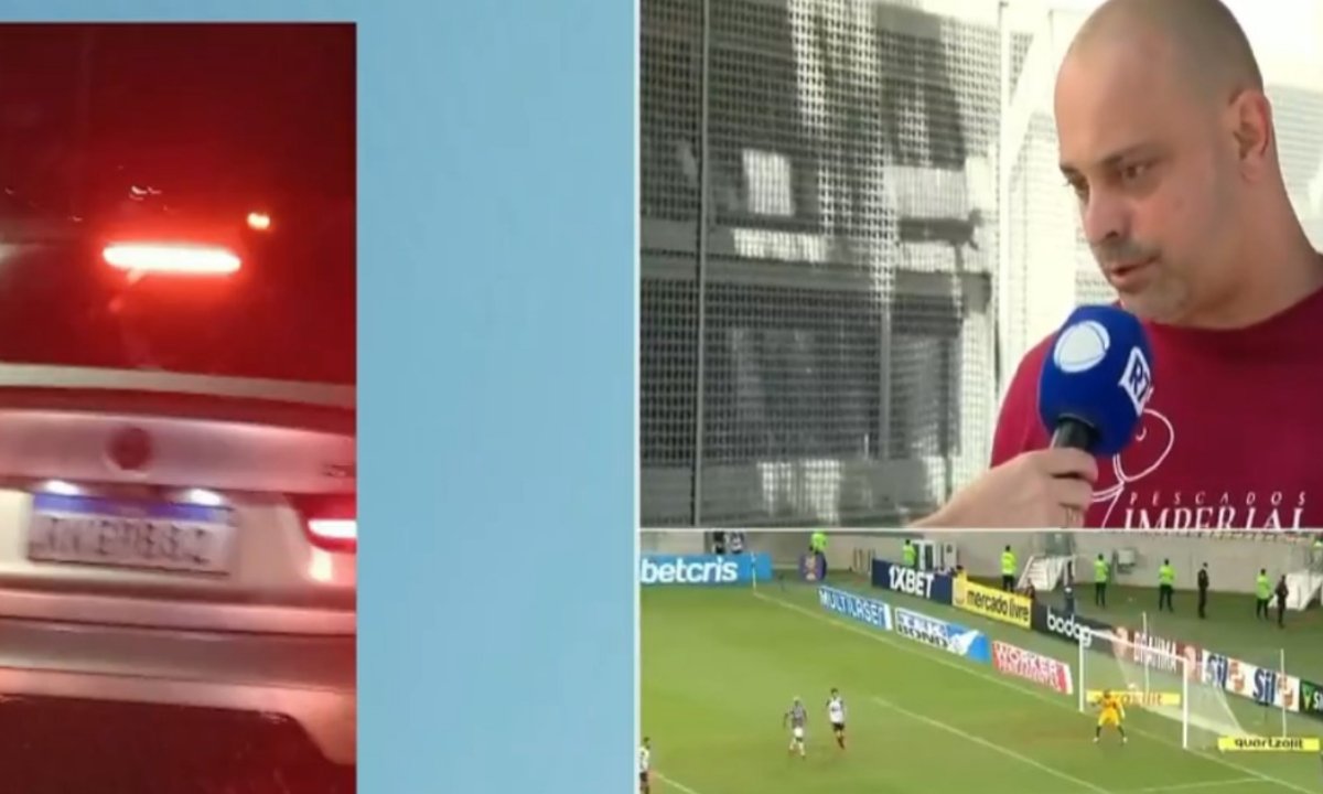 Motorista falou que John Kennedy bateu em seu carro (foto: Reprodução)