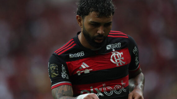 Gabigol está de saída do Flamengo (foto:  WAGNER MEIER/AFP)