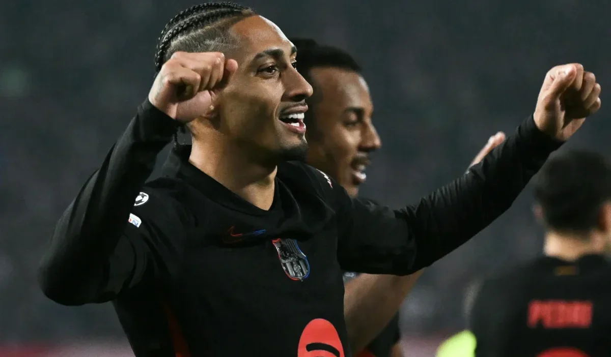 Raphinha, atacante do Barcelona (foto: Andrej ISAKOVIC / AFP)