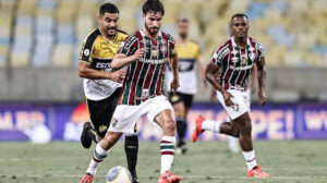 O Fluminense recebeu o Criciúma nesta terça-feira (26/11), no Maracanã, pela 35ª rodada do Brasileirão. Veja como o J10 avaliou os jogadores do Tricolor. - Foto: LUCAS MERÇON / FLUMINENSE F.C. - Crédito: 