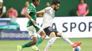 O Palmeiras foi derrotado pelo Botafogo na noite desta terça-feira (26), no Allianz Parque. O revés por 3 a 1 tirou o Verdão da liderança e, novamente, colocou a equipe alviverde três pontos atrás do adversário, que assumiu a primeira colocação. Confira como o Jogada10 avaliou os jogadores do Palmeiras. (Foto: Vitor Silva/Botafogo) - Crédito: 