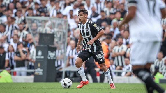 Alan Franco, volante do Atlético (foto: Pedro Souza / Atlético)