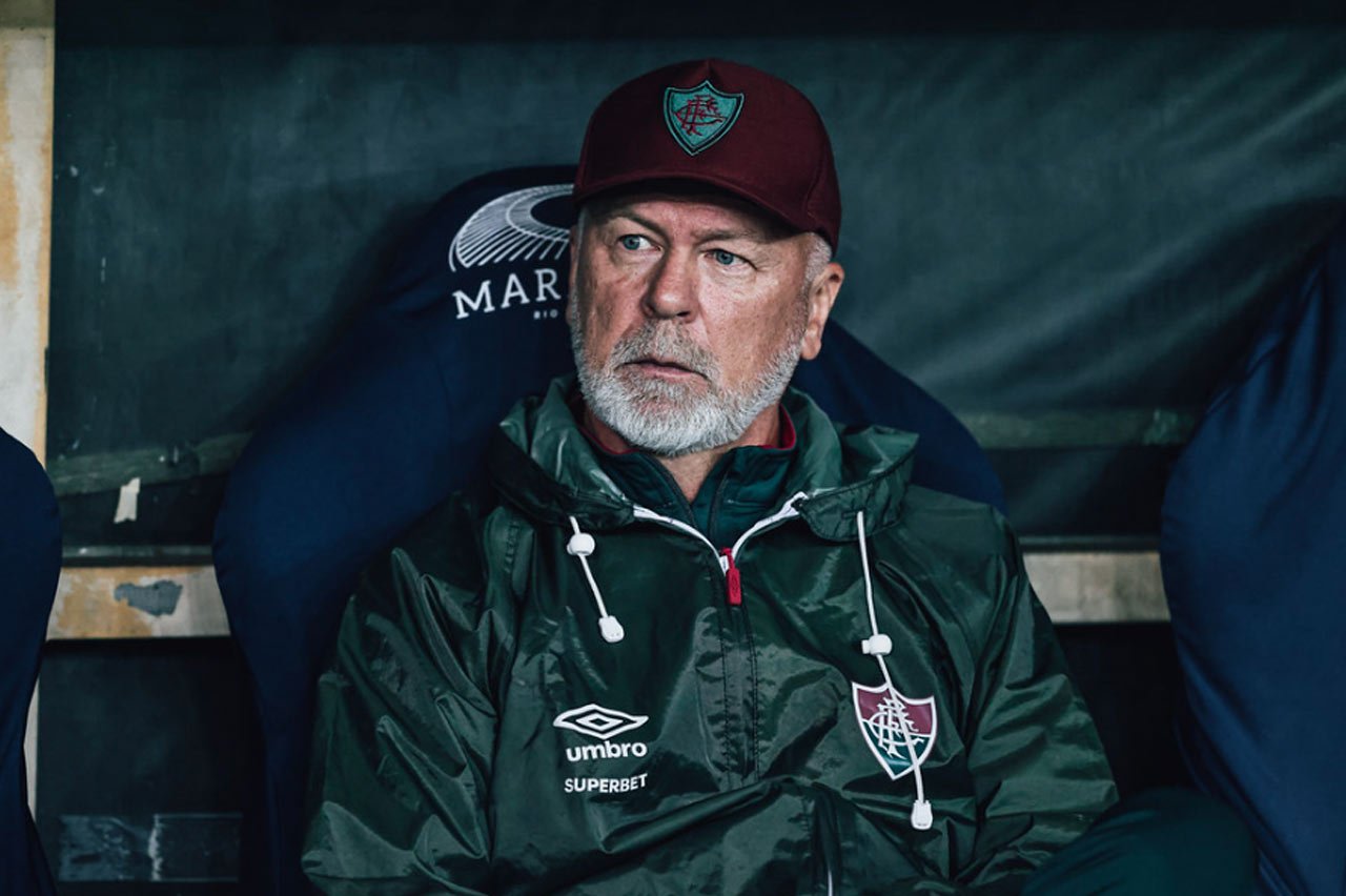 Técnico Mano Menezes (foto: Lucas Merçon/Fluminense)