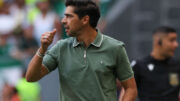 Abel Ferreira olhando para o lado (foto: Cesar Greco/ Palmeiras)