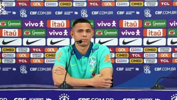 Vanderson, jogador da Seleção Brasileira (foto: Reprodução / CBF TV)