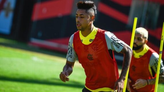 Bruno Henrique, atacante do Flamengo (foto: Marcelo Cortes/Flamengo)