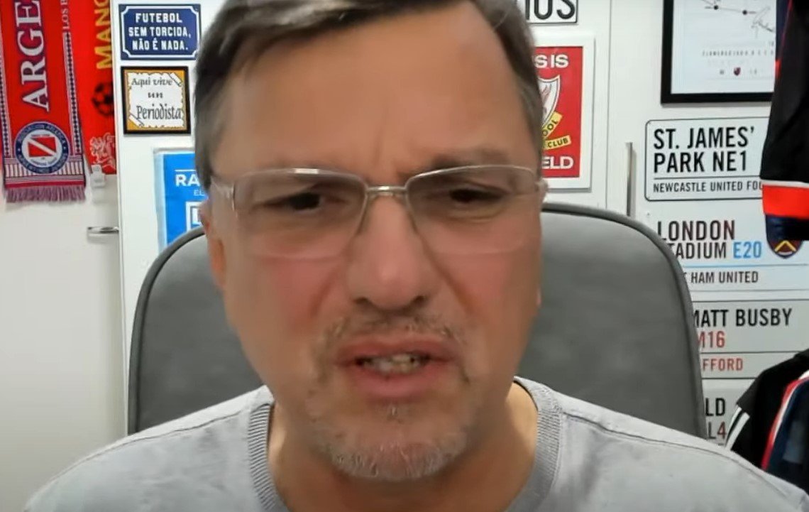 Jornalista Mauro Cezar (foto: Reprodução/YouTube)