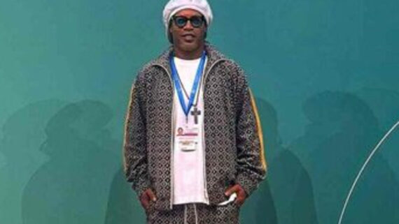 Ronaldinho Gaúcho participa da COP29 como convidado do governo do Azerbaijão (foto: Reprodução)