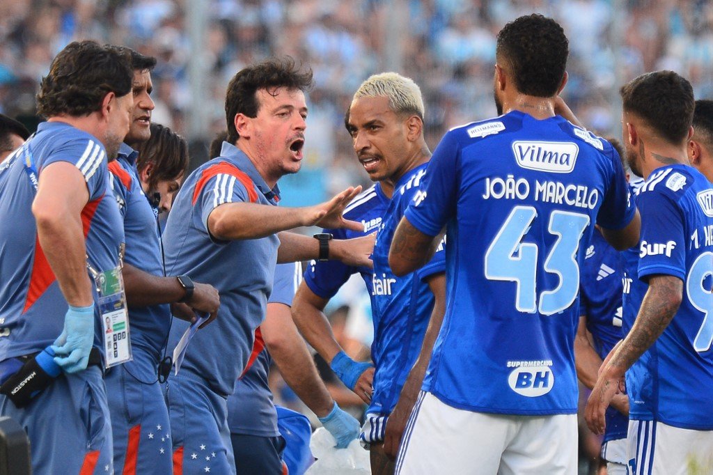 Cruzeiro foi derrotado pelo Racing na final da Sul-Americana 2024 (foto: Daniel Duarte/AFP)
