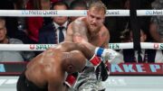 Jake Paul x Mike Tyson (foto: TIMOTHY A. CLARY / AFP)