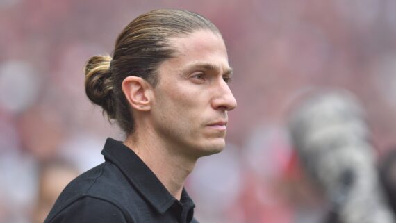 Filipe Luís, técnico do Flamengo (foto: Alexandre Guzanshe/EM D.A Press)