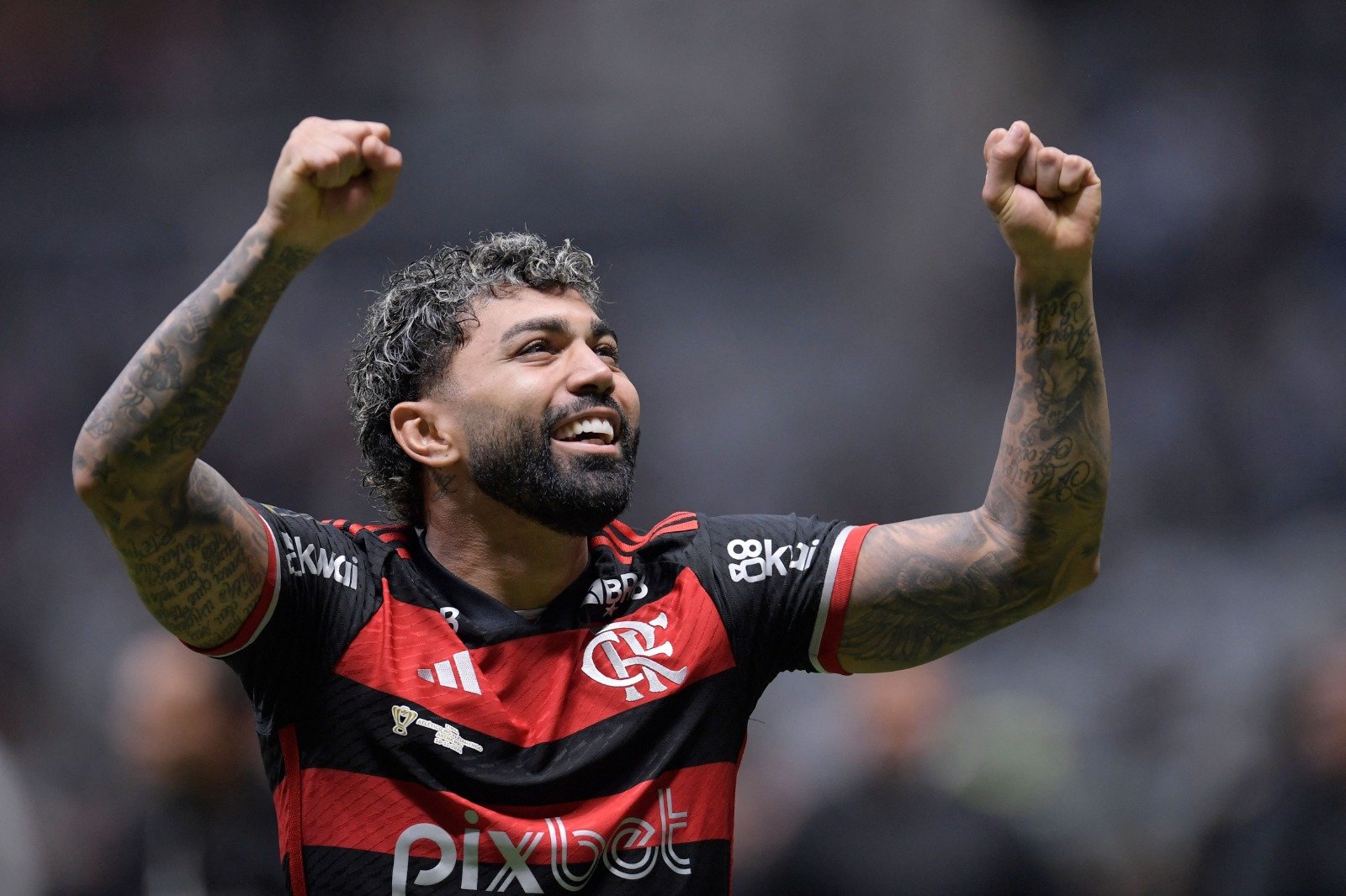 Gabigol, jogador do Flamengo (foto: Douglas Magno/AFP)