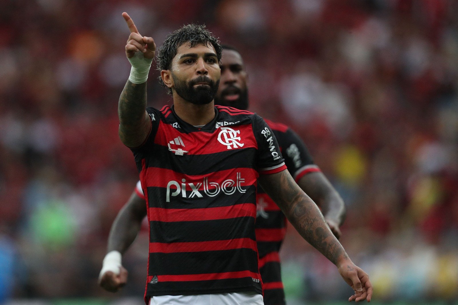 Gabigol, jogador do Flamengo (foto: WAGNER MEIER/AFP)