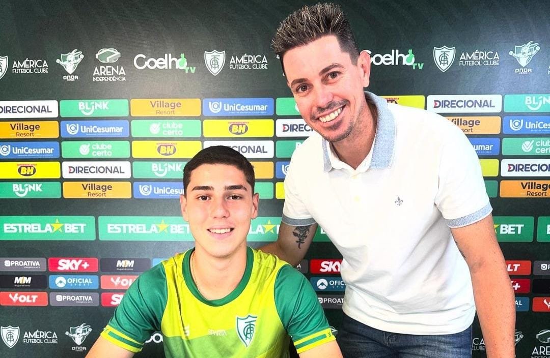 Filho de Alessandro joga na base do América (foto: Reprodução/Instagram/alessandronunes21)