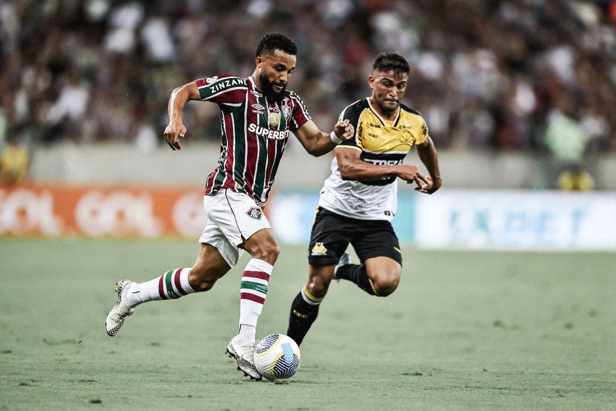Lance de Fluminense x Criciúma pelo Campeonato Brasileiro (foto: Lucas Merçon/Fluminense)