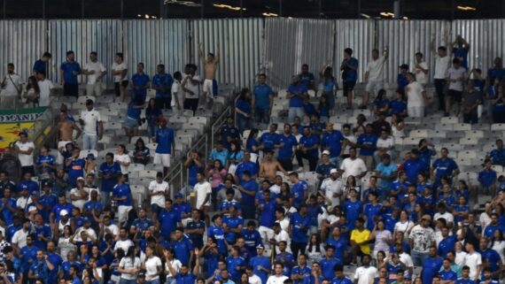 Torcida do Cruzeiro no Mineirão (foto: Ramon Lisboa/ EM/D.A Press)