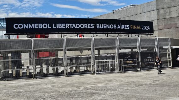 Monumental se prepara para receber final da Libertadores (foto: Samuel Resende/EM/D.A. Press)