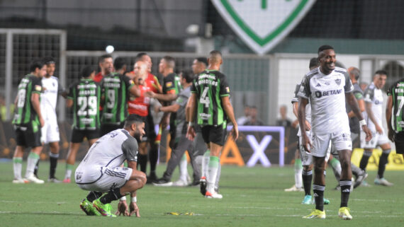 Atlético se classificou à final do Mineiro de 2024 após derrota para o América no Independência (foto: Alexandre Guzanshe/EM/D.A Press)