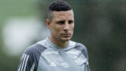 Arana em treino pelo Atlético na Cidade do Galo (foto: Pedro Souza/Atlético)