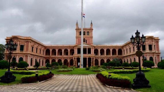 Palácio Presidencial do Paraguai, em Assunção (foto: Norberto Duarte/AFP)