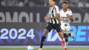 Lance do jogo entre Botafogo e Vitória pelo Brasileiro (foto: Vitor Silva/Botafogo)