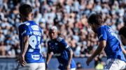 Jogadores do Cruzeiro - matheus henrique, veron e lucas silva (foto: Gustavo Aleixo/Cruzeiro)